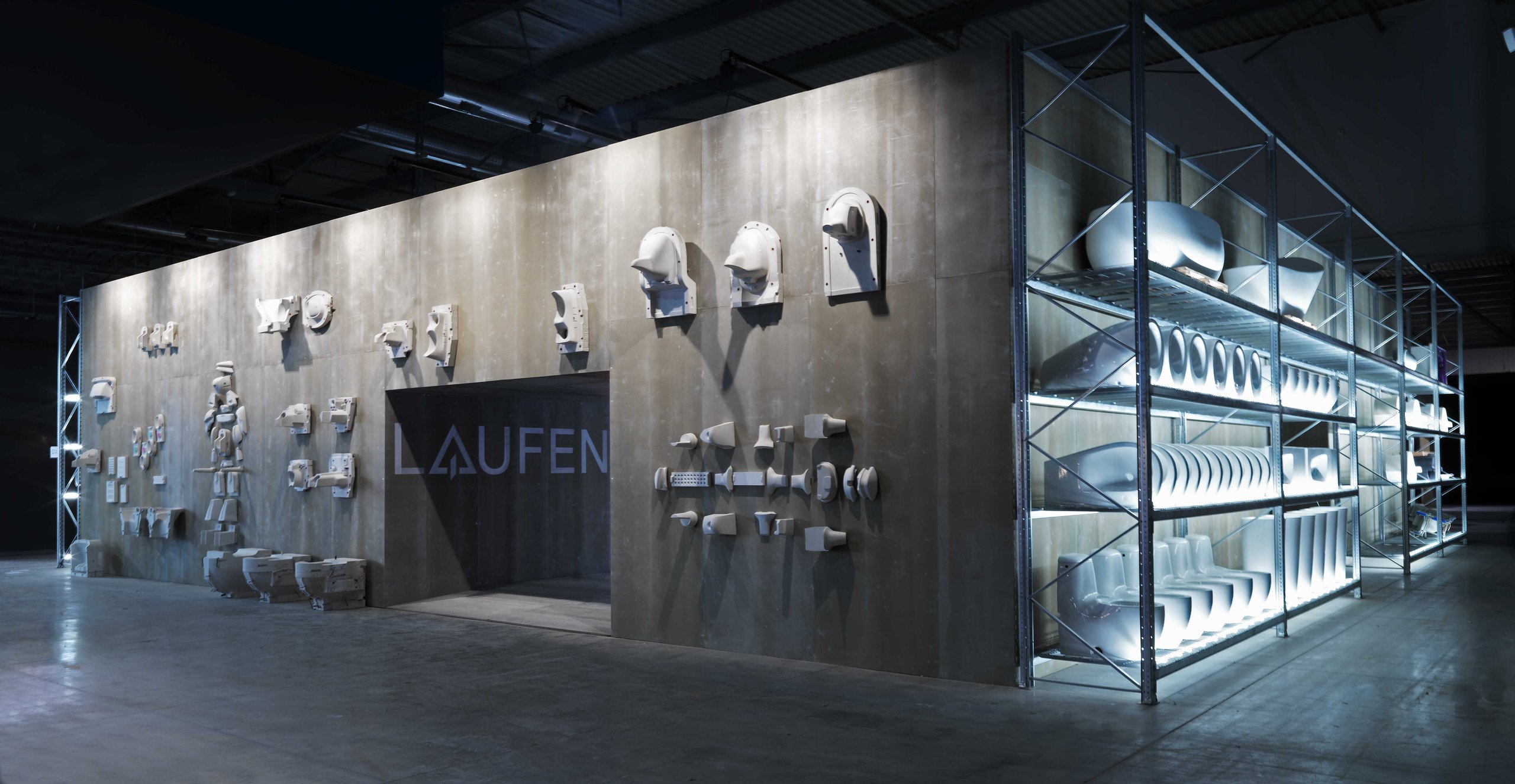Laufen Messestand Tischlerei Krumböck
